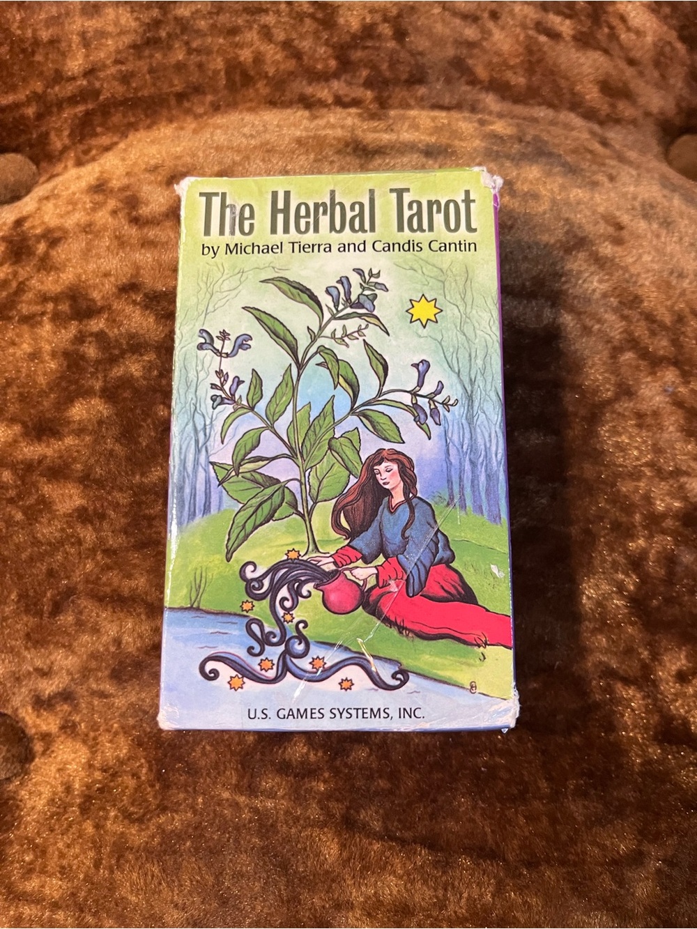 The Herbal Tarot Deck Michael Tierra Candis Cantin 78 Cards Guidebook Medicine